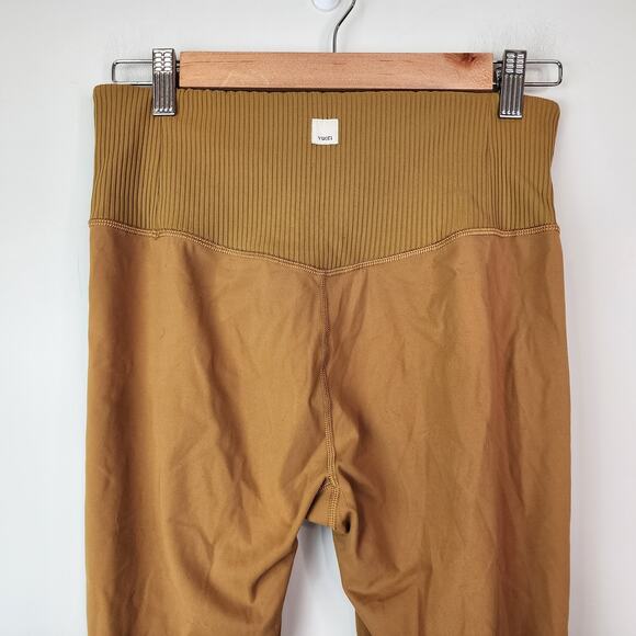 Vuori Rib Studio Leggings Dark Golden Women's Size Small - Picture 5 of 7